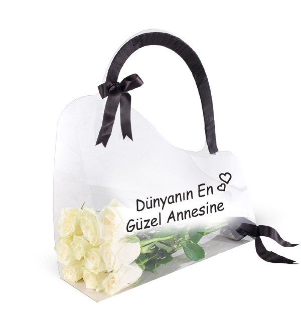Canım Anneme Beyaz Güller
