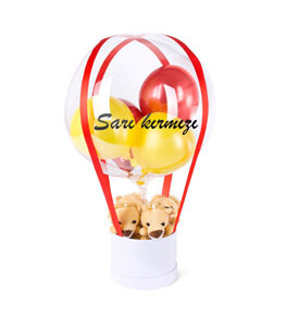 Renkli Balon ve Peluş Oyuncak Kutusu