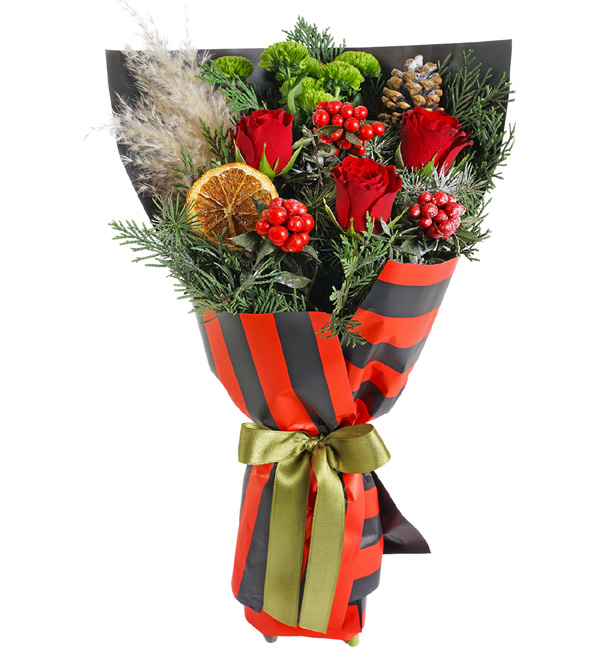Yeni Yıl Kokina Gül Yılbaşı Buketi