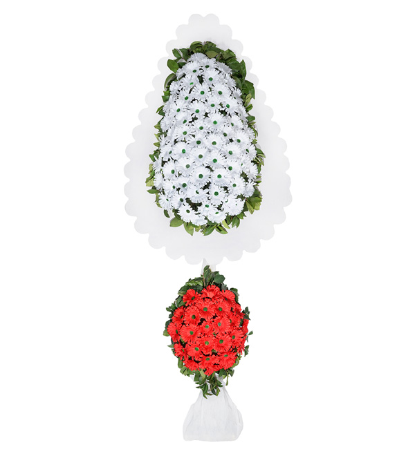 Lilyum ve Beyaz Gerbera