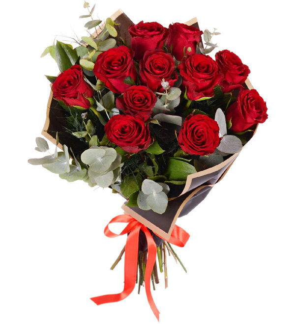 Siyah Bukette K�rm�z� G�ller