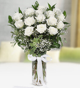 Vazoda 15 Beyaz G�ller